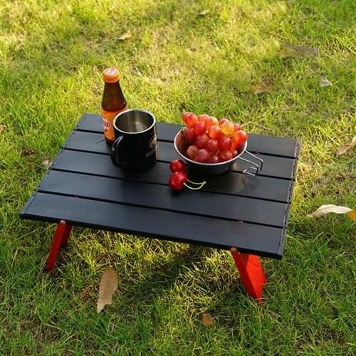 Portable Folding Camping Table Aluminum Alloy Foldable Picnic Tables Outdoor Desk Barbecue Table Hiking Traveling Table