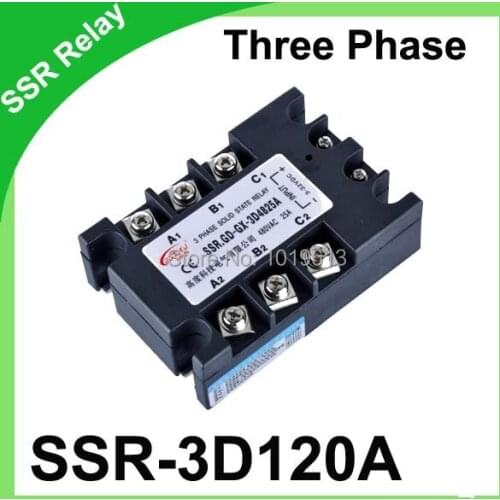 Factory Supply da SSR-120A three phase Solid State Relay ssr 120a