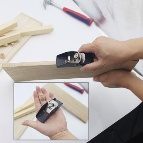 Pro Woodworking Mini Wood Trimming Plane Hand Planer Carpenter Tools Cutting Edge Adjustable Cutting Edge Sharpening Woodcraft