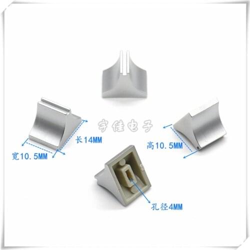 10 Piece Sandblasting knob cap length 14MM wide 10.5MM high 10.5MM mixer push key cap electroacoustic sound card cap