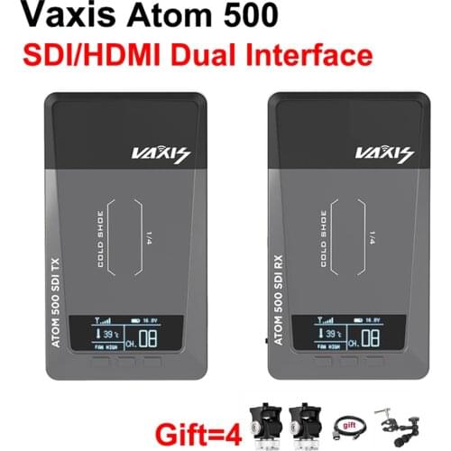 Vaxis ATOM 500 SDI 500ft Wireless Video Transmission System 1080P HD SDI/HDMI Dual Interface Image Video Transmitter Receiver