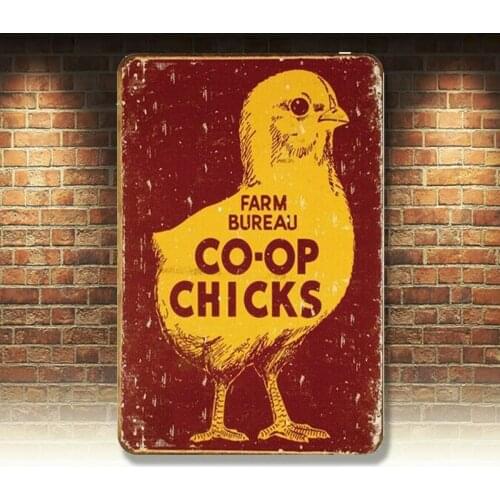 Retro Vintage Metal Tin Signs Animal Plaque Art Plate Customization Wall Decor