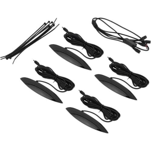 4 Pcs Automobile Truck Vehicles Bright Car Wheel Eyebrow Shape Lamp Car LED Wheel Lights Decorative Lights Warning Lamp