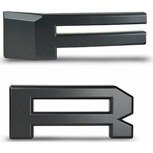 F & R Letters For 09-17 Ford F150 New Raptor Style Front Bumper Grille Hood Mesh Direct Replacement