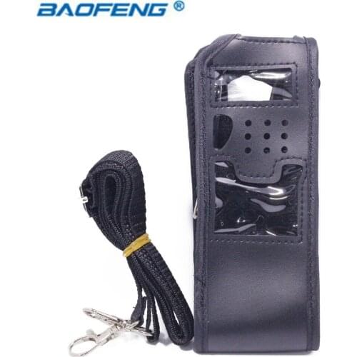 BaoFeng radio Leather Soft Case Holster Pouch for baofeng UV-5R UV-5RE Series 3800mAh Battery Two Way Radio Ham Walkie Talkie