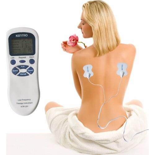 Single Value TENS Unit Electronic Low Frequency Digital Massager ElectroTherapy Device Full Body Relaxation Pulse Massager