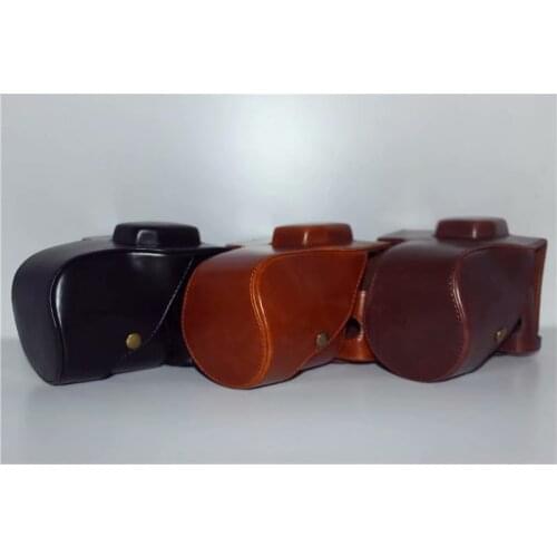 PU Leather Camera Case Cover w/ Storage Pouch For Fujifilm Fuji XT3 XT-3 lens Bag With Tracking number