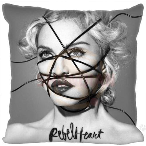 Hot Sale New Custom Madonna Square Pillowcases zipper Custom Pillow Case 20x20cm 35x35cm 40x40cm