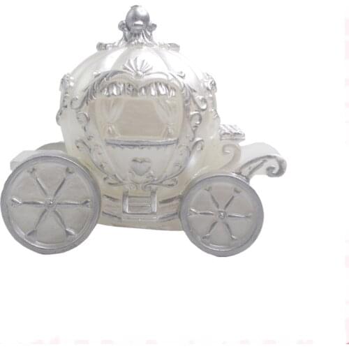 Luyou 3D Pumpkin Carriage Silicone Mold Fondant Wedding Cake Decorating Tools Chocolate Mould Cake Molds FM1102