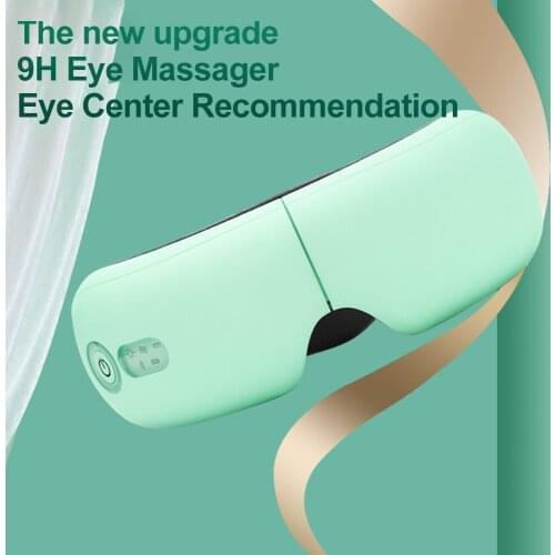 9D Air Pressure Eye Massager vibration Heating Bluetooth Music Eye Mask 5 Model 8 Airbags Massager Relieves Dark Circles Fatigue