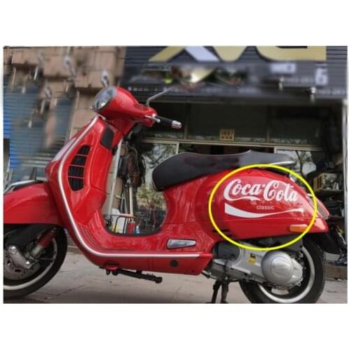 For VESPA GTS300 VESPA150 Decal Sticker Emblem Super with the two long vents in each panel
