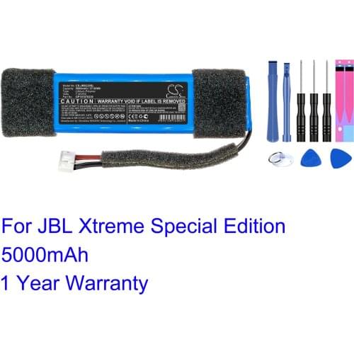 Cameron Sino GP181076239 For JBL Xtreme Special Edition 5000mAh Mini Bluetooth Replacement Loudspeaker Battery Accu Batteria