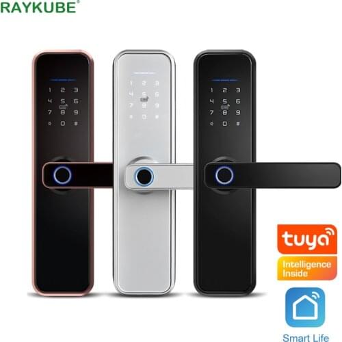 X5 Tuya Wifi Intelligent Door Lock Biometric Fingerprint Password IC Card Electronic Door Lock Home Security Keyless Safe Home