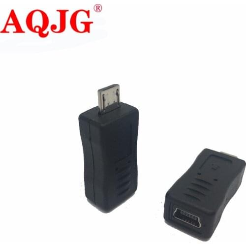 1pcs Universal Mini USB Female to Micro USB Male Connector Adapter Wholesale Store AQJG