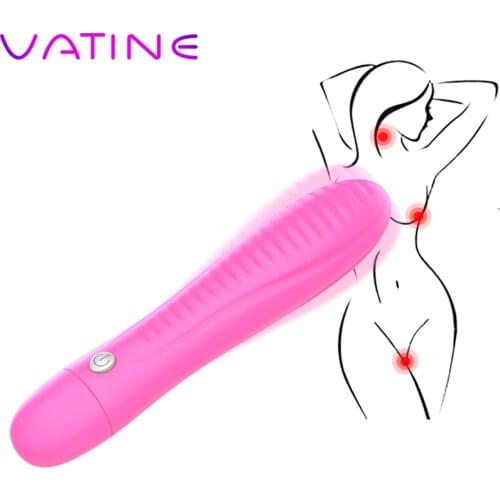 VATINE Dildo Vibrator Magic Wand G-spot Clitoris Stimulator AV Stick Massager USB Charge Speed Adjustable Sex Toys for Women