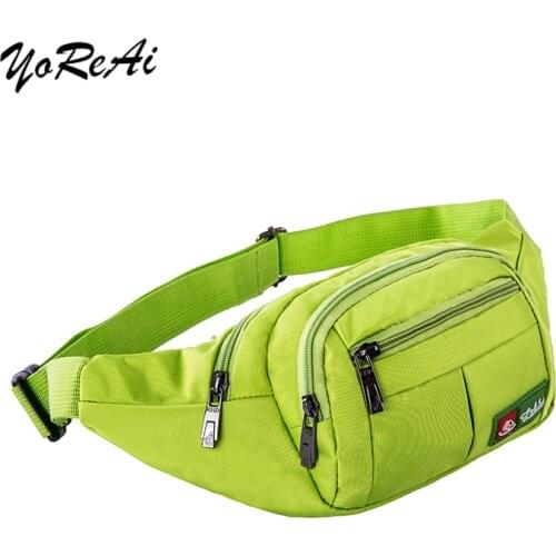 YoReAi Green Fanny Pack for Women Fashionable Girl Belt Bag Waterproof Bum Bag Small Kidney Belt Bag Mens Pouch Bags Waist Pack