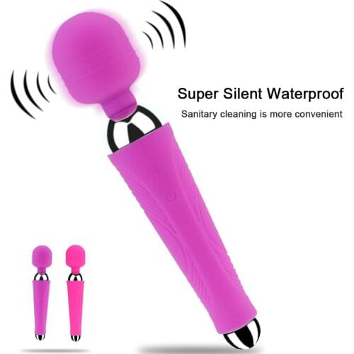 Female sex products vibrator AV vibrator female clitoral vibrator female masturbator USB rechargeable sex toy