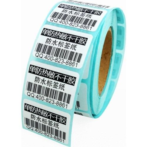 10 x Rolls 30MM X20MM (700 labels) Direct Thermal Blank Sticky Rolls for Zebra ( Toal 7000 labels)