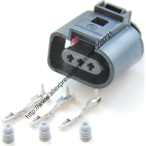 10Sets/lot 3Pin 1J0973703 AVK Camshaft Cam Automotive Electrical Sensor Plug Wire Connector for 02-04 A4 A6 VW Jetta Golf Beetle