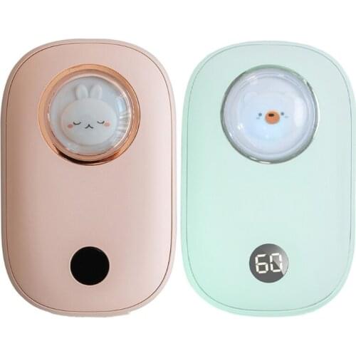 10000mAh USB Rechargeable Electric Hand Warmer Winter Double-Side Heating Mini 5V Long- Pocket Power Bank 2 In 1