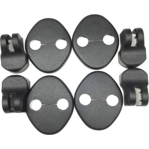 4Pcs Car Waterproof Door Lock Protective Cover + 4Pcs Door Check Arm Protection Cover For KIA Sportage 2010 2011 2012 2013