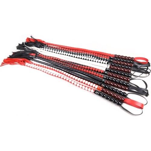 BDSM Sex Leather Whip Erotic Bondage Restraints Spanking Paddle Fetish Flogger Adult Games For Couples