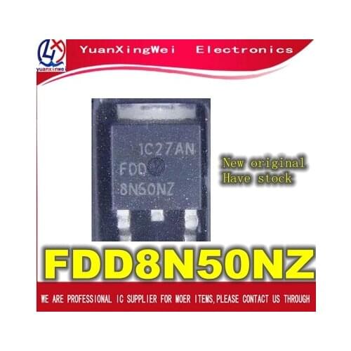 Free shipping 100pcs/lot FDD8N50NZ 8N50 TO-252