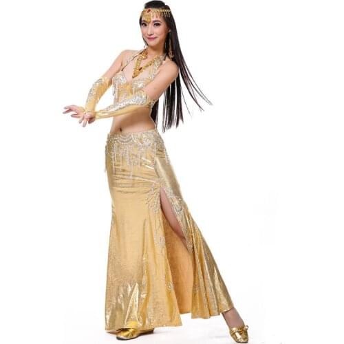 Belly Dancing Costume 2 Piece/Suit Bra Skirt 2018 New Arrival Belly Dance Clothing Oriental Costume set