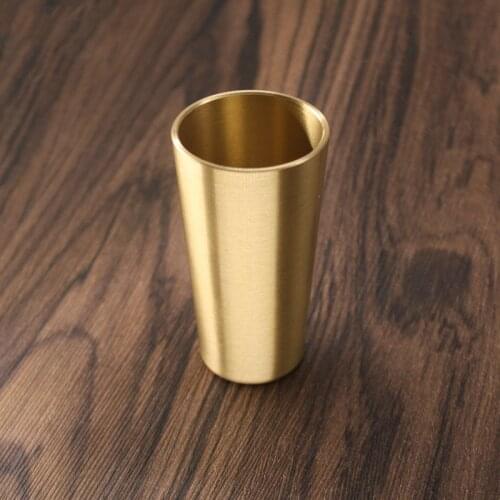 4pcs/lot Brass Covers Chair Cups Cabinet Covers Sofa Brass Tip Cap Furniture Tube Leg Protector Metal Leg Base 62/85mm height