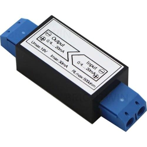 Small Size Isolated 4-20mA Converter Module Current Loop 4-20mA Isolator for 2-wire Transmitters Current Source Signal Isolation