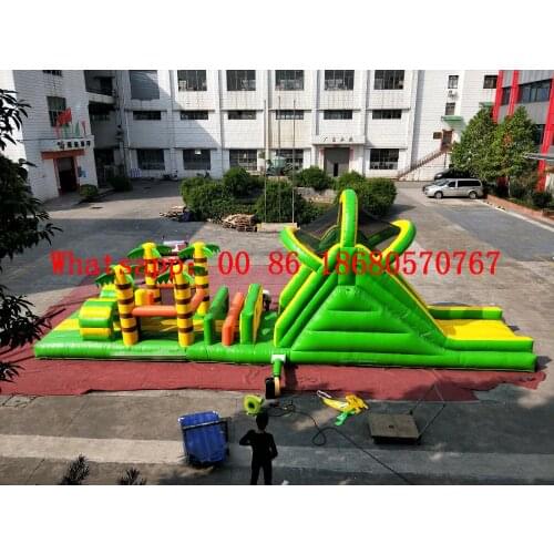 China Guangzhou) Manufacturers sell inflatable slides / bouncy castle / inflatable trampoline / inflatable obstacle courseYLY-0