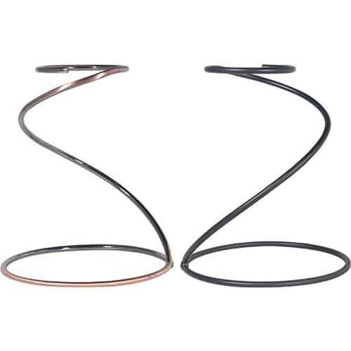 Stainless Metal Coffee Dripper Stand Spiral Filter Frame Holder Durable