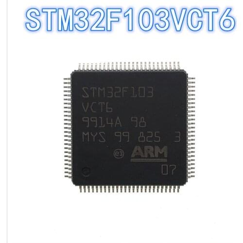 1PCS 100% new original authentic STM32F103VCT6 QFP-100 32F103VCT6 QFP100 32-bit microcontroller chip