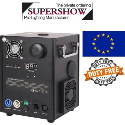 Shipped from France 650w cold fireworks wedding Sparklers remote control spark fountain machine Celebration Party stage