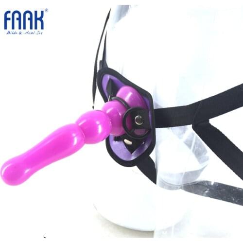 FAAK dildo stick strapon dildo strap on penis butt plug beads anal plug anal insert sex toys masturbate flirt sex products