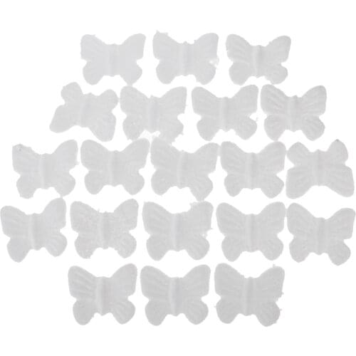20 Pieces Butterfly Shaped Modelling Polystyrene Styrofoam Ornaments DIY Crafts