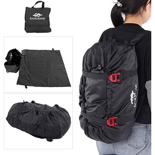 Portable Climbing Rope Storage Bags Outdoor Rock Mountaineering Shoulder Backpack For Climbing Hiking Trekking Accessories