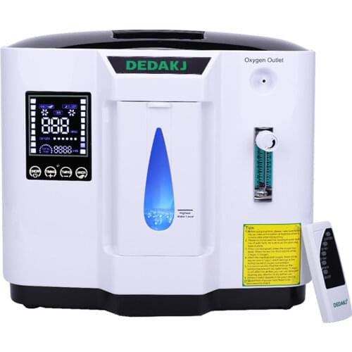 DEDAKJ DE-1A 1L-7L Portable Oxygene Concentrator Machine Manual Adjusted High Concentration Home Care Oxygen Generator EB