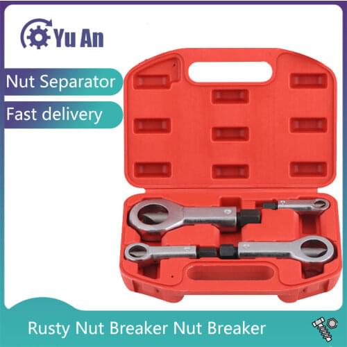 Damaged Nut Splitter Remover Rusty Nut Splitter Spanner Remove Cutter Tool Steel Wrench Hex 9-27mm