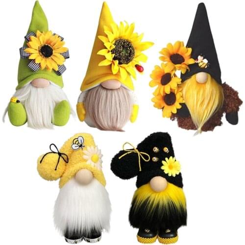 Bumble Bee Gnomes World Bee Day Faceless Doll Plush Toy