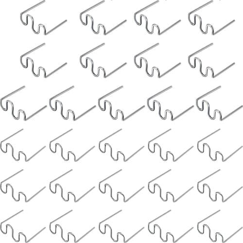 HLZS-1000 Pcs Hot Staples Wave Welding Rods Repair Machine Car Bumpers Dashboards Lamp Holders Plastics Rings 0.8 0.6 mm