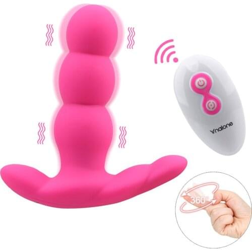 360 Degree Rotating Vibrator Vaginal G-Spot Stimulate Silicone Wireless Remote Control