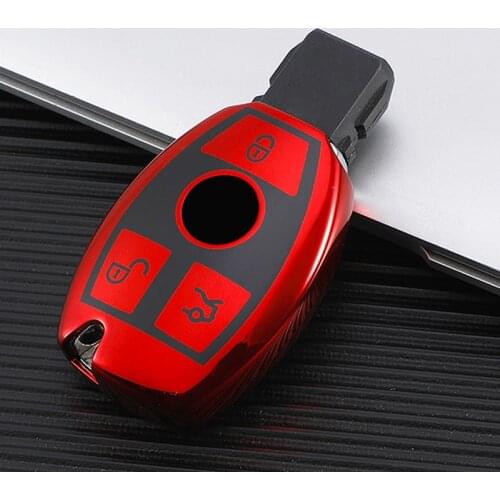High Quality Tpu Car Key Case Cover For Mercedes Benz W204 W212 C180 Glk300 Cls Clk Cla Slk C S E Xlass Smart Remote Holder