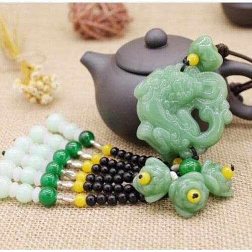 Southeast Asia HOME WALL CAR pocket Exorcise evil spirits Bring GOOD LUCK wealth money dragon PI XIU hanging Pendant talisman