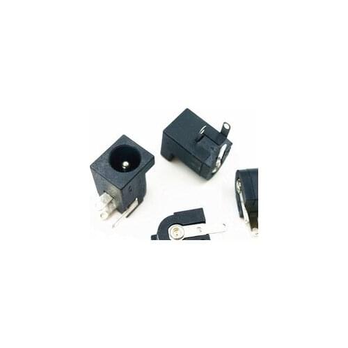 1000PCS DC-005 Black DC Power Jack Socket Connector DC005 5.5*2.1mm 2.1 socket Round the needle
