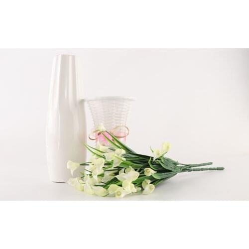 1x Bouquet Fake Artificial Lily Silk Flower Simulation Calla