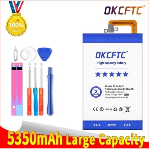 5350mAh TLP034E1 Battery BAT-63108-003 for BlackBerry keyone / alcatel DK70 DTEK70 Built-in Li-ion bateria Li-Polymer Batteries