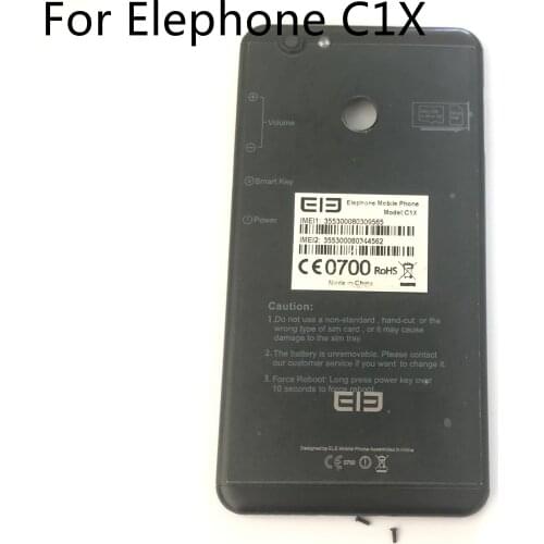 Elephone C1X Used Battery Case Cover Back Shell + Screws For Elephone C1X MT6737 5.5" HD 720 x 1280 Free Shipping