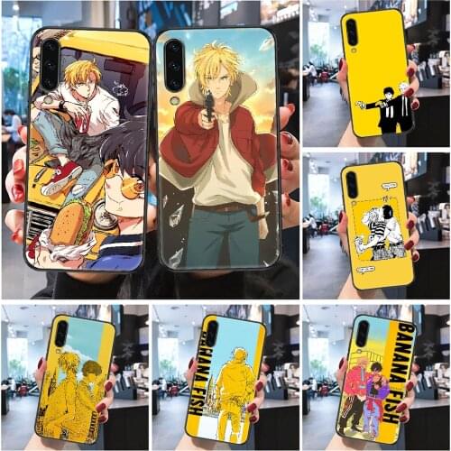 Banana Fish Anime Phone case For Samsung Galaxy A 3 5 7 8 10 20 21 30 40 50 51 70 71 E S 2016 2018 4G black art funda luxury