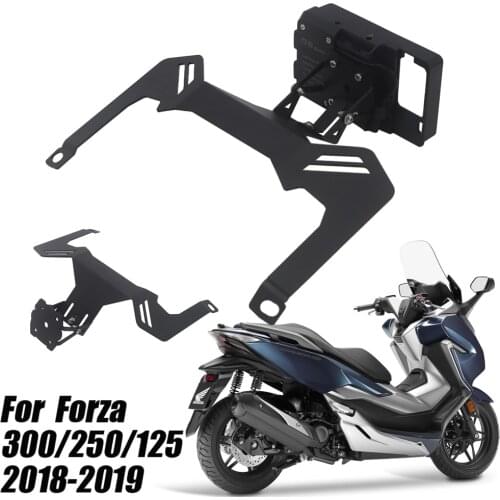 For Honda Forza 300 250 Forza 125 MF13 2017-2020 Phone Holder Stand Holder GPS Navigator Plate Bracket Motorcycle Accessories